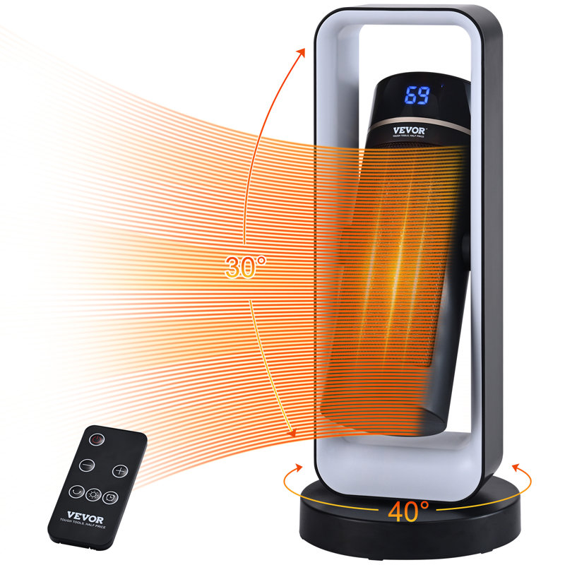Chaufferette électrique avec télécommande pour thermostat