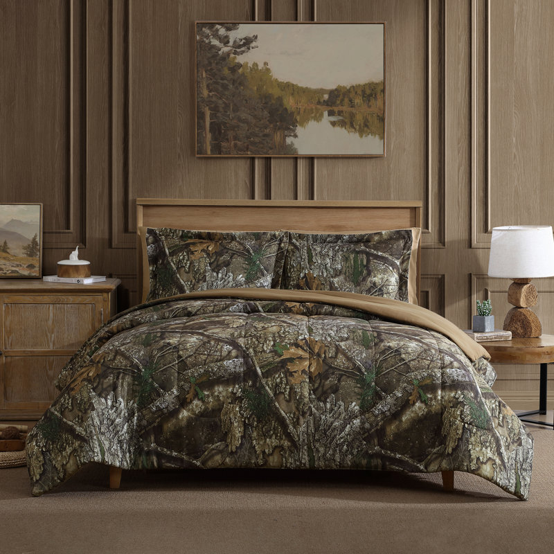 Realtree APX Comforter Set, King Comforter + 2 Standard Pillow Shams