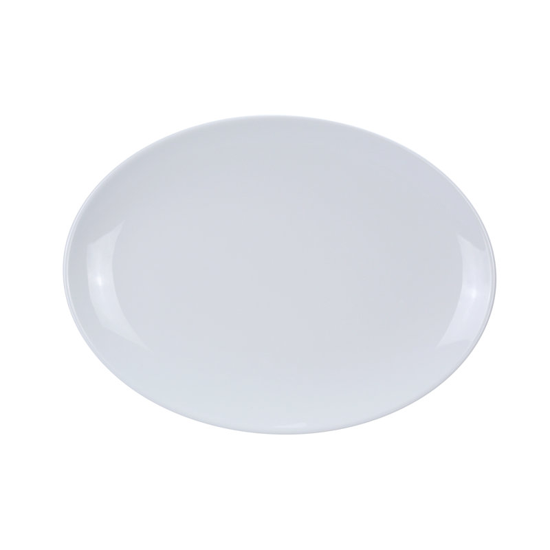  Plateau en mélamine à motif coupé, L 14 po x l 10,5 po x H 1 po