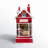 10.5"H Lighted Christmas Santa's Workshop Waterglobe