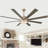 72" 6-Blade Reversible Ceiling Fan With LED Lights And Remote Control, 6-Speed, Timer Setting Quiet DC Motor-1034463510