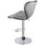 Tabouret de comptoir pivotant à hauteur réglable 32,5 po Anjolee avec structure en métal-347926591