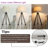 Halfacre 56.49'' Brown Tripod Floor Lamp