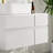 Yovani 31.5 White Wall-mounted Floating Bathroom Vanity with Faux Marble Top Ceramic Vessel Sink-1292123720