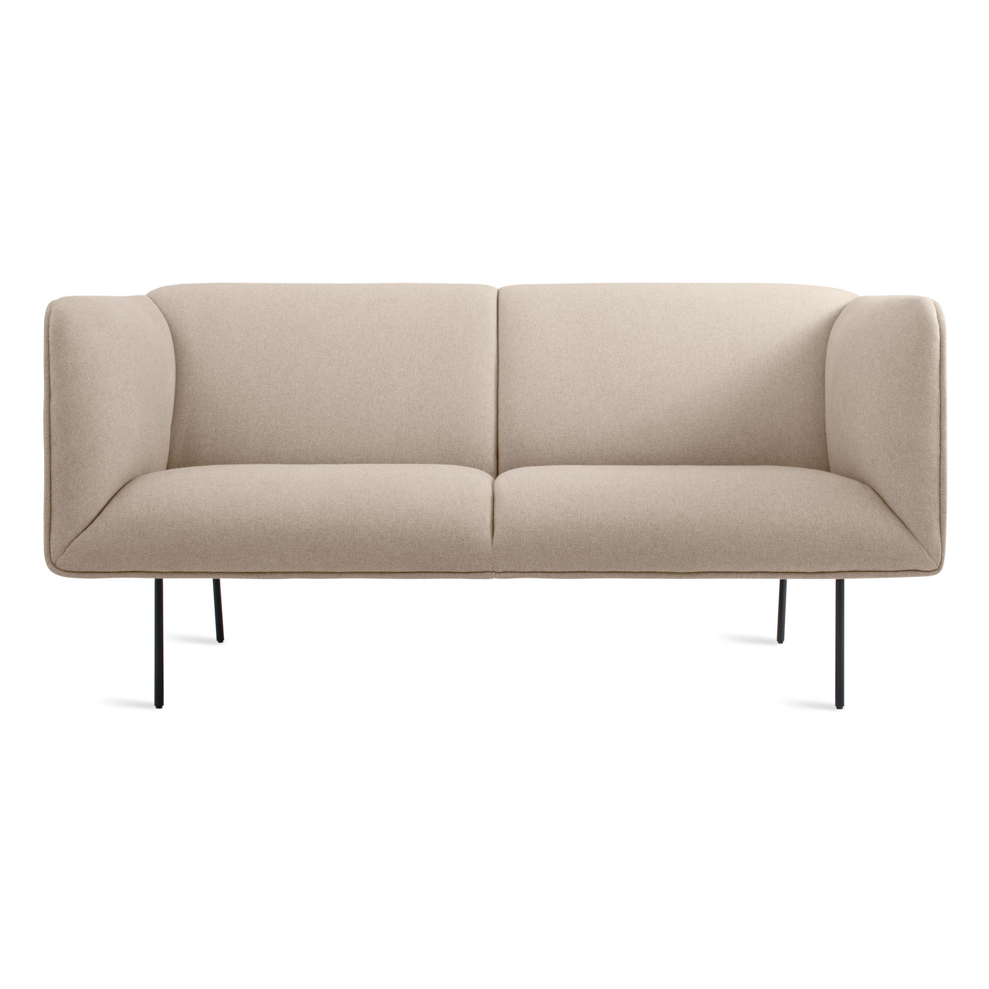Dandy Upholstered Sofa, 32" H x 96" W x 37" D, Oatmeal Polyester Blend