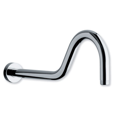 Super Rain Goose Neck Shower Arm and Flange