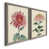 Toile avec cadre gris