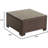 Tijah Square Metal Outdoor Balcony Table , 25.6'' in. W 25.6'' in. D-1955827081