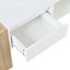 Table basse avec 2 tiroirs et tablettes-1193530626