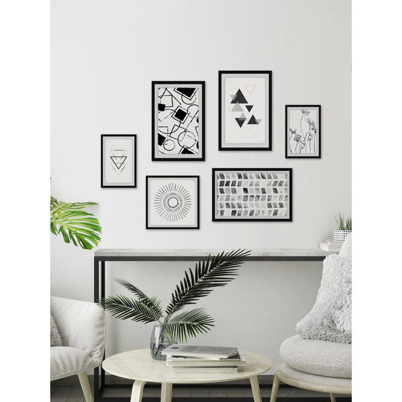 «Bold Geometric Hexaptych»
