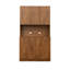 Armoire de cuisine 70,87 "de haut avec 6 portes, 1 tiroir et 1 tablette ouverte pour le rangement de la chambre à coucher-118433949