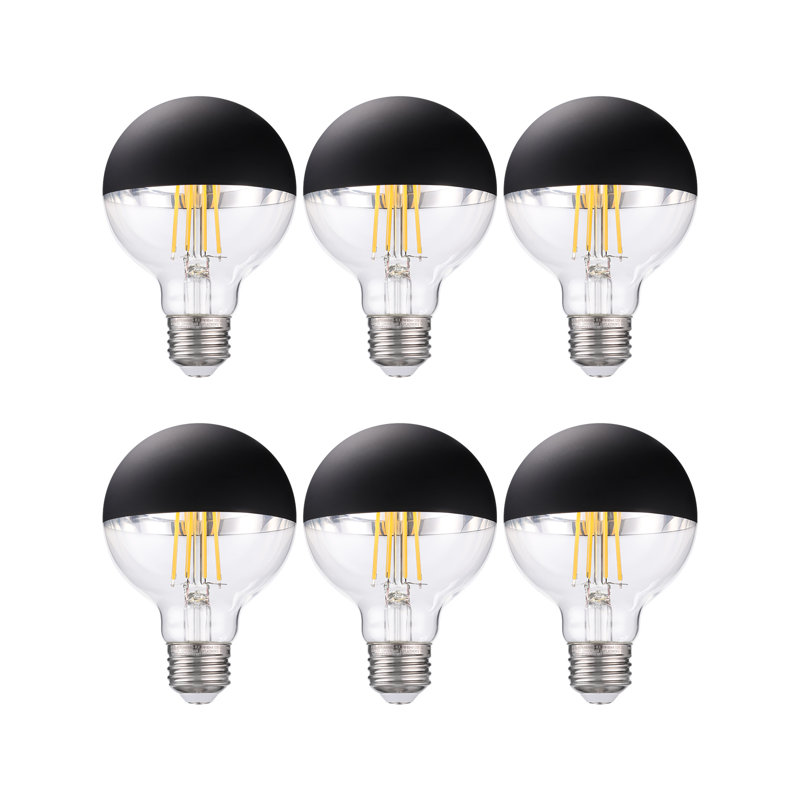 Ampoule à DEL à intensité variable G25, globe décoratif pour miroir de meuble-lavabo, 3000 K, anti-éblouissement, base E26
