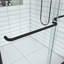 Double porte de douche coulissante encadrée avec verre trempé-113451301