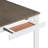 7-Piece Wooden Dining Table Set Mutifunctional Extendable Table With 12" Leaf And 2 Drawers, 6 Dining Chairs With Soft Cushion-1953925451