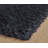 Solid Color Machine Made Polyester Area Rug in Gray-1507725346
