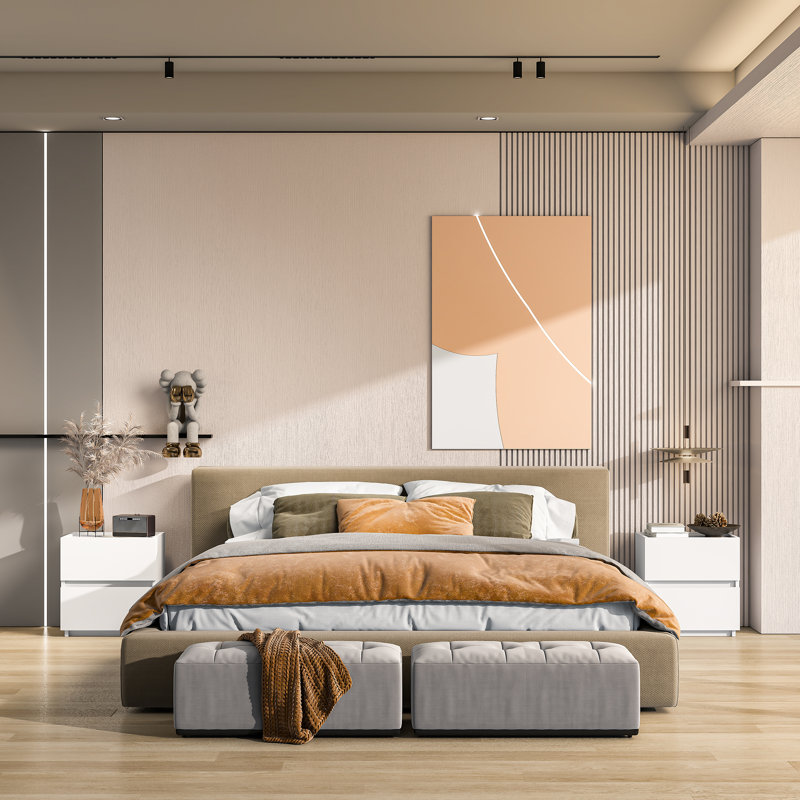 Commode empilable à 2 tiroirs, armoire de rangement polyvalente pour chambre à coucher, armoire de rangement pour le vestibule, table de chevet à côté de la commode de table, 15,8 po, blanc