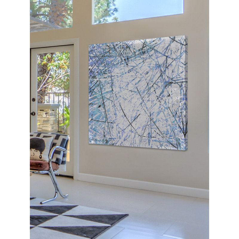 Reproduction d’art sur toile tendue, "derive xiii" par sia aryai, H 24 po x l 24 po x P 1,5 po