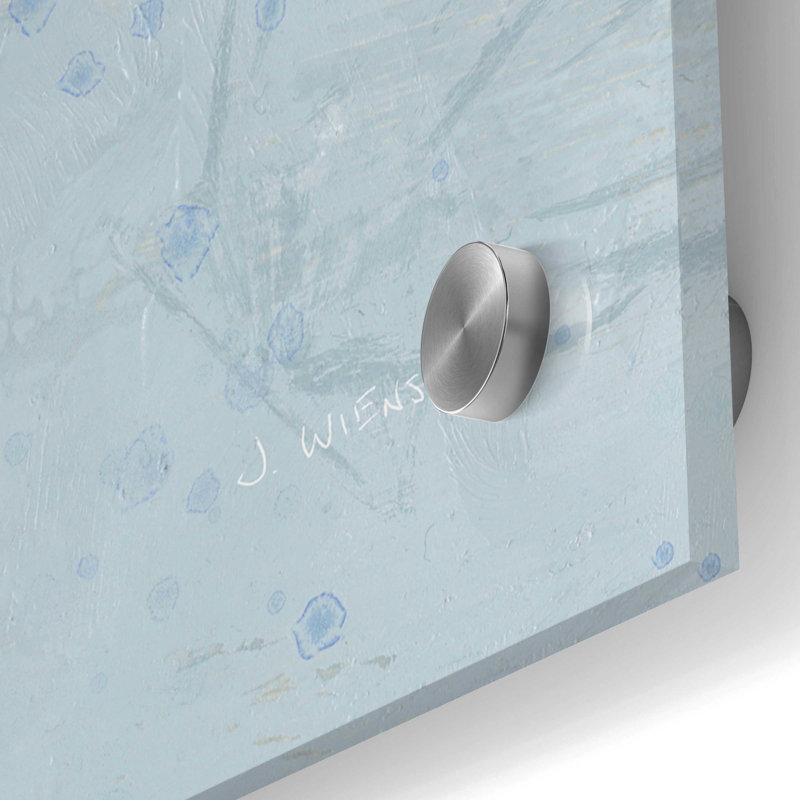 «Serene Seaside I» par James Wiens, art mural en verre acrylique, H 36 po x l 36 po x P 0,2 po