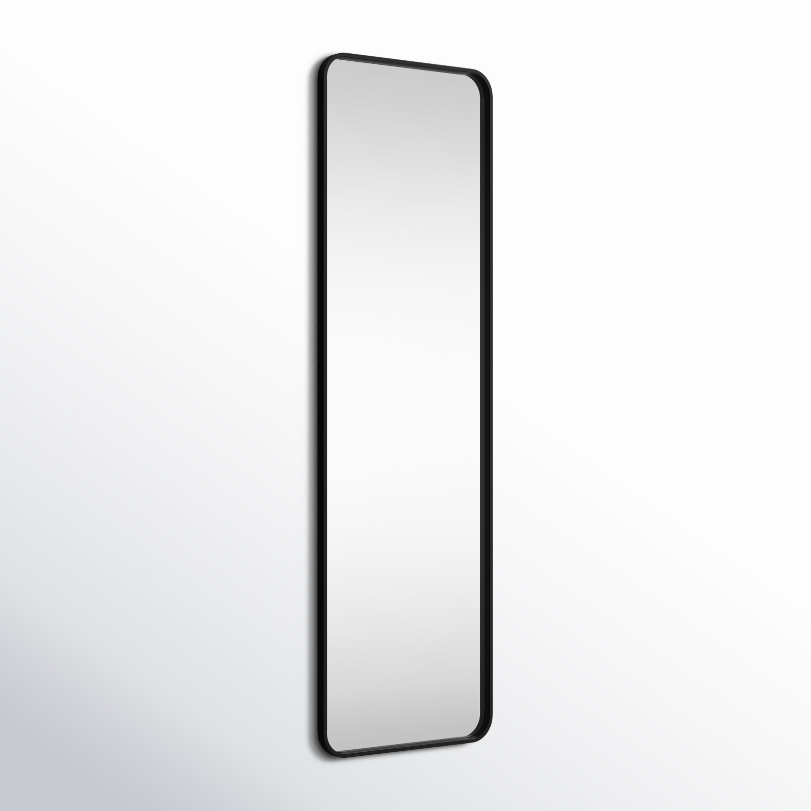 Sabine Accent Mirror, Black, 60" x 18"