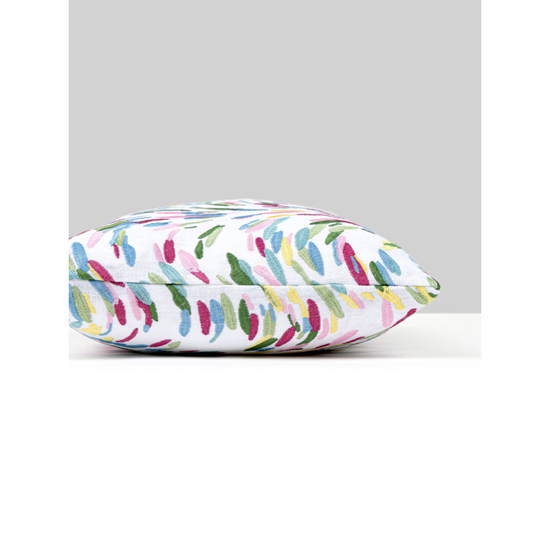 Coussin à broderie fontaine, Printemps