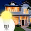 6 Watt (40 Watt Equivalent), A19 LED, Dimmable Light Bulb, White (2700K) E26/Medium (Standard) Base-61811262