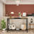 39.4" Console Table With Power Outlet, Entryway Table With Storage Shelves, Desk-1575172671
