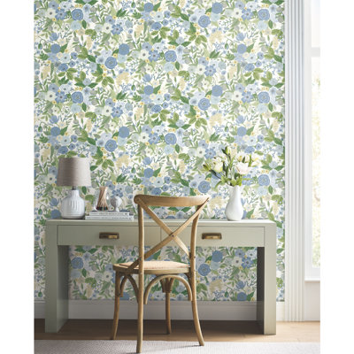 Rouleau de papier peint autocollant L 20 pi x l 27 po Garden Party