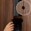 Nouvelle armoire d'appoint en bois de noyer noir de style chinois