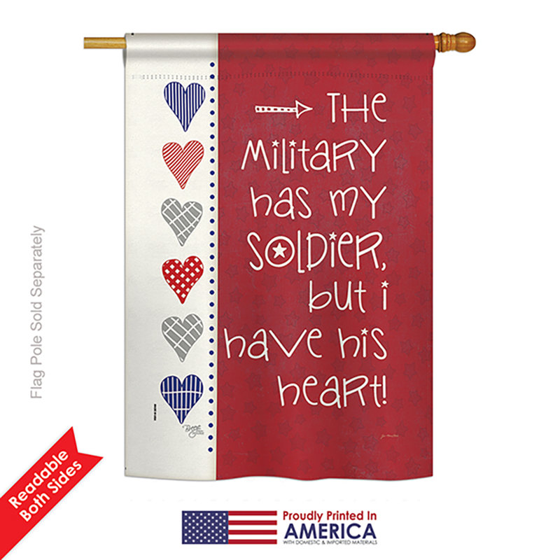 L 40 x 28 po en polyester à 2 côtés american drapeau maison