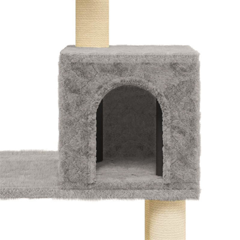 Dolan 147cm H Cat Tree, Gray/Beige