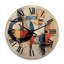 Horloge murale en bois massif Oliveriu-1623315162