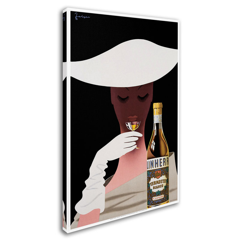 « spiritueux 4 », publicité sur toile tendue, H 19 po x l 12 po