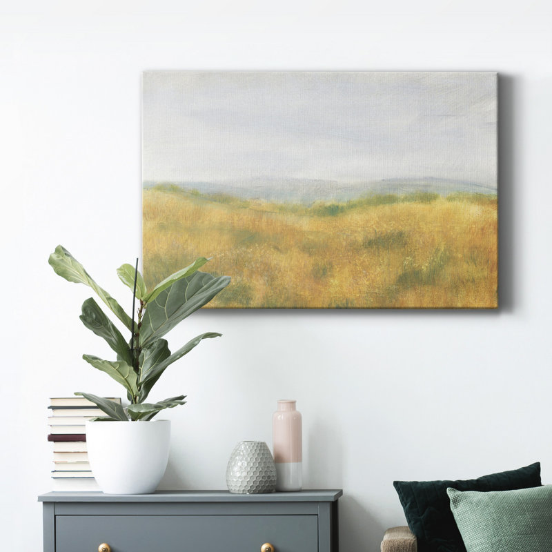 Wheat Fields I - Impression sur toile tendue, H 8 po x l 12 po x p 1 po