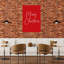 «Merry Christmas Script», impression d'art moderne abstrait abstrait-129720112