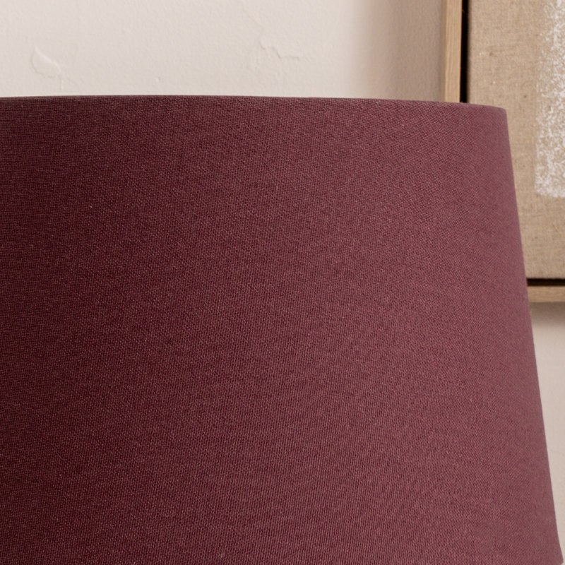 Winston 24 cm H Empire Cotton Lamp Shade ( Clip On ) in Red