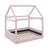 Full Size Textile-Finished House Daybed With Integrated LED Light Bands-1378285114