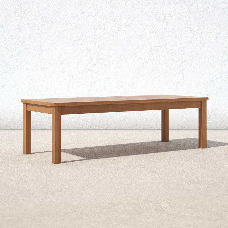 Upland Outdoor Patio Teak Wood Coffee Table