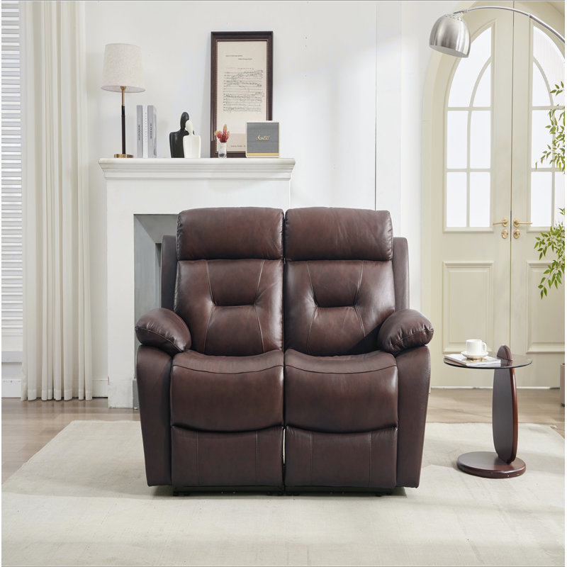 Genuine Leather Non-Power Reclining LVST-Two Seats