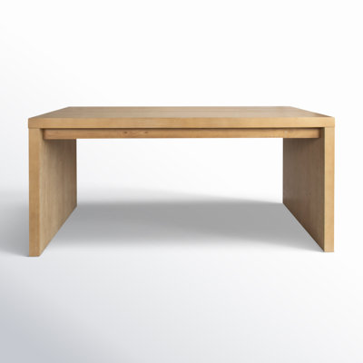 Gabler 64'' Ash Wood Waterfall Dining Table