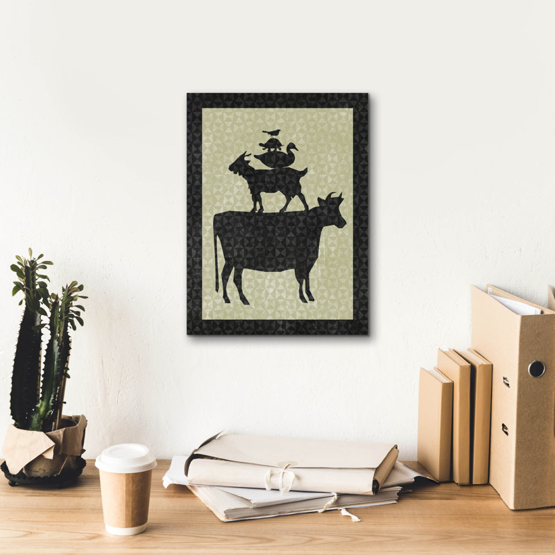  'Farm 3' by Erin Clark Canvas Wall Art, 12" x 16", 16" H x 12" W x 0.75" D