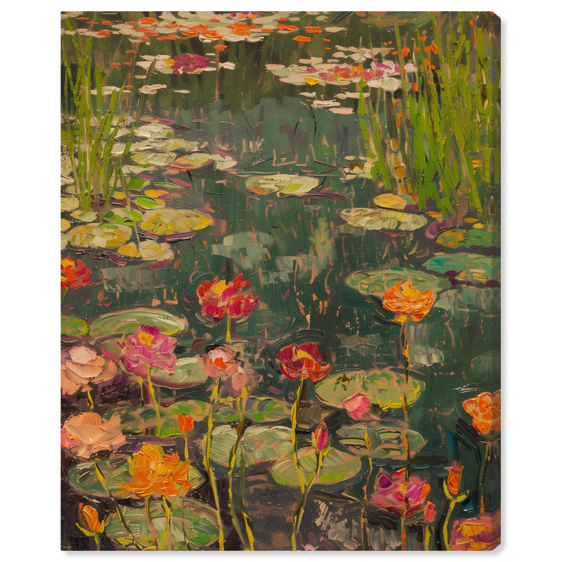 Afternoon Visit, Wrapped Canvas, 20" H x 16" W