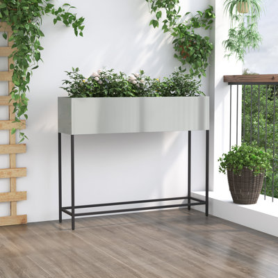 Steel Outdoor Elevated Planter