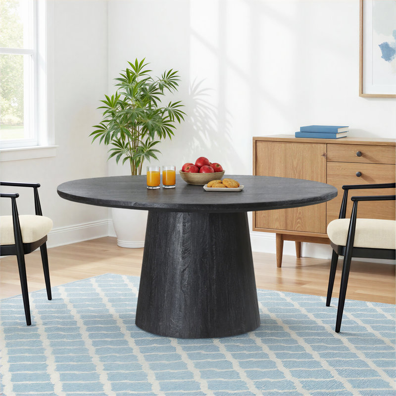 Spataro Round Solid Wood Dining Table