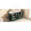 Ensemble de meuble-lavabo 60 po avec lavabo double 60 po, 2 armoires avec porte et 2 tiroirs, vert-1786537656