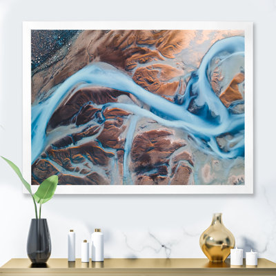 " Aeral View A Glacial Rivers "