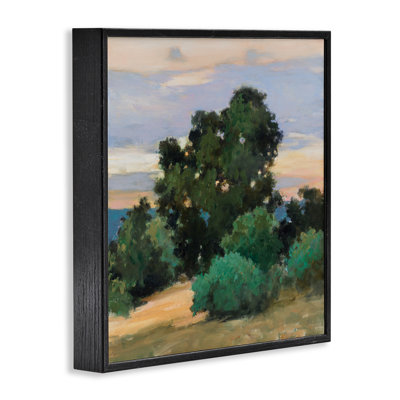 Grove at Dusk Landscape Framed Giclee, design by Julia Purinton