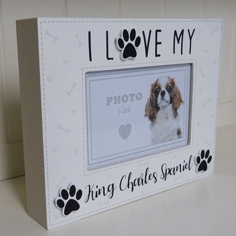 Davila White Solid + Manufactured Wood Picture Frame
