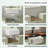 Los Flexi Apron Front Farmhouse Sink, Fireclay Sink for Kitchen, Strainer Included-111689417-111689416-111689415
