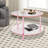 2-Tier Modern Acrylic Coffee Table-1912168019