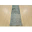 Tapis de couloir bleu surteint 76 x 290 cm, en laine, noué à la main, style vintage.